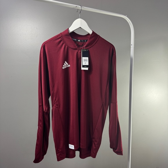 Adidas Sideline 21 Quarter Zip Sweatshirt - Picture 1 of 5